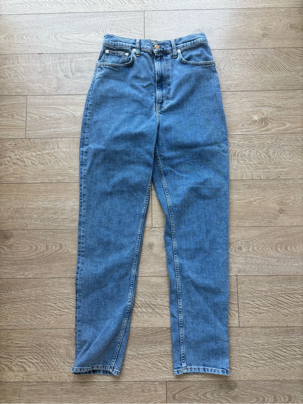 Helmut Lang Straight Leg Jeans | Size 29W | Medium Wash Blue | Made in Italy